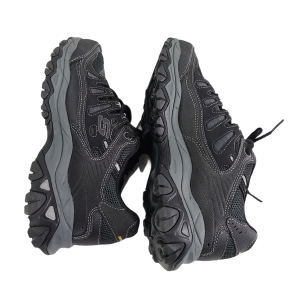 Skechers Afterburn Memory Fit Sneaker Black - Picture 5 of 8